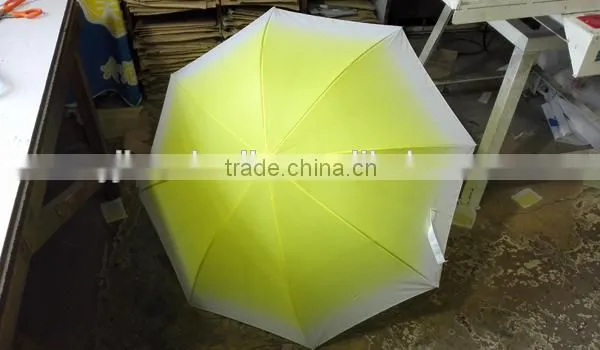 Long Umbrella for Rain and Sun, Color Changing Rain Umbrella