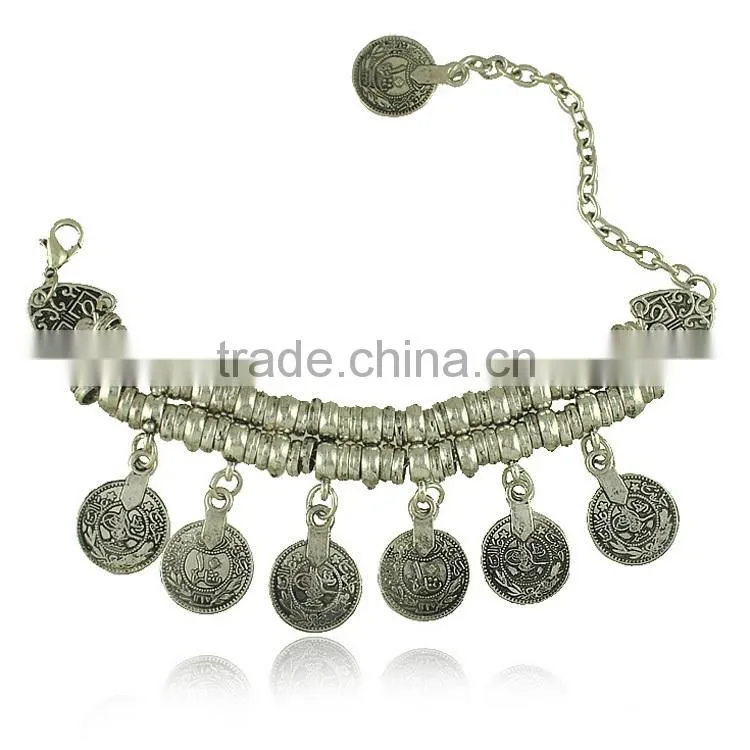 coin wholesale fashion jewelry set, necklace jewelry set