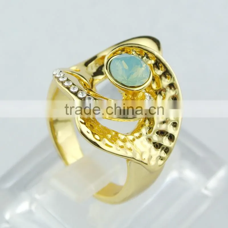 18k engagement gold ring