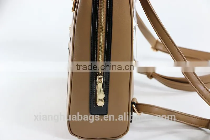Women leather backpack from China supplier