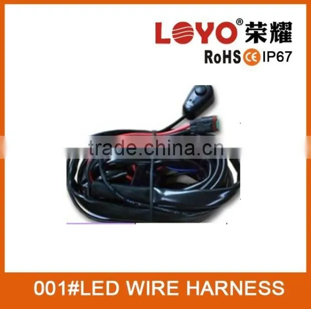 Automotive Wire Harness /Electric Cable Assemblies Harness for led light bar automotive wire harness