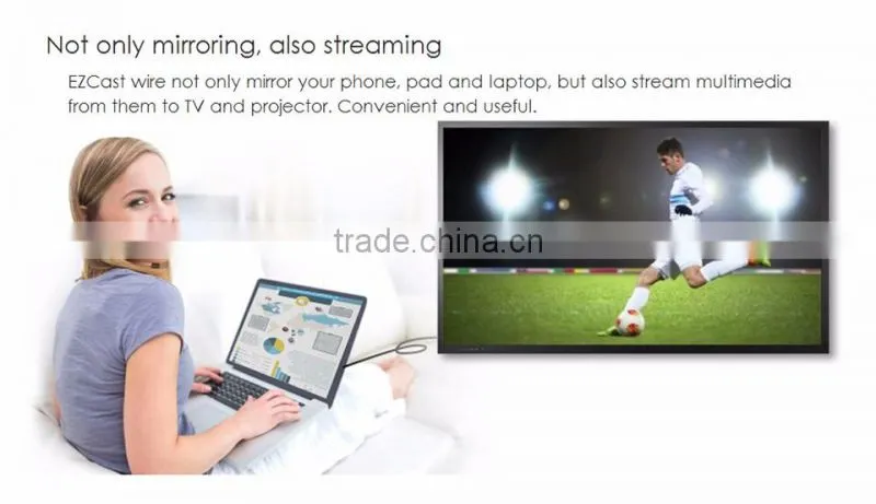 EZCast Wire m2 wifi display ez cast dongle for iphone,android,windows