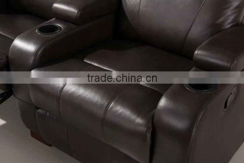 classic French style bonded leather sectional sofa picture