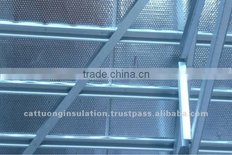 reflective thermal insulation/metal roofing