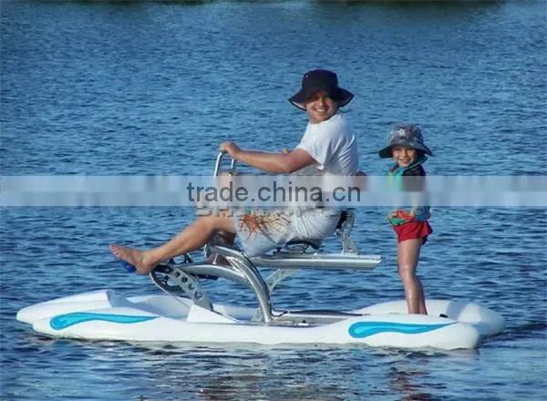 2 person pedal bike / water pedal bikes in the river