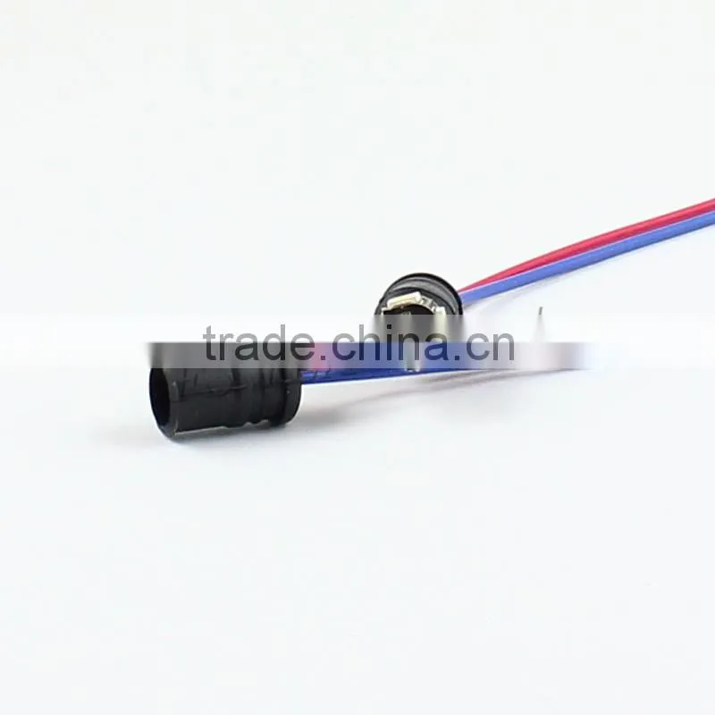 t10 w5w led bulb holder cable adapters soft rubber t10 bulb connector socket
