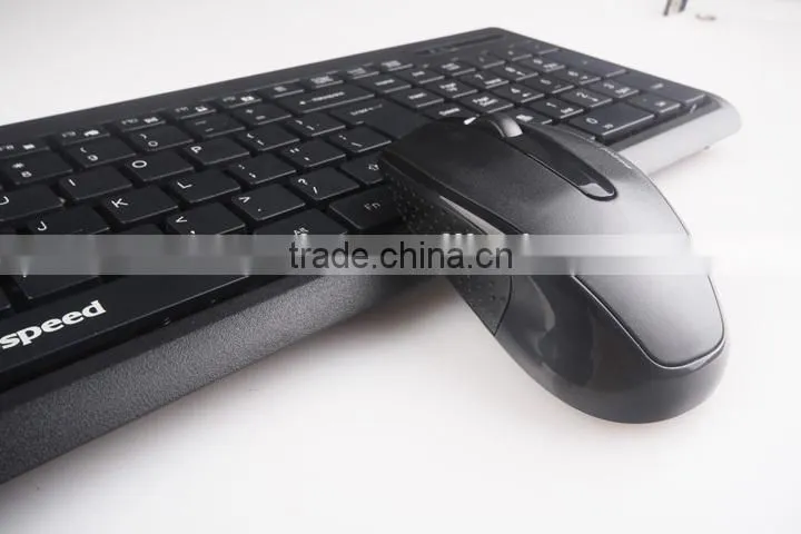3D embossed mini wireless laptop keyboard mouse