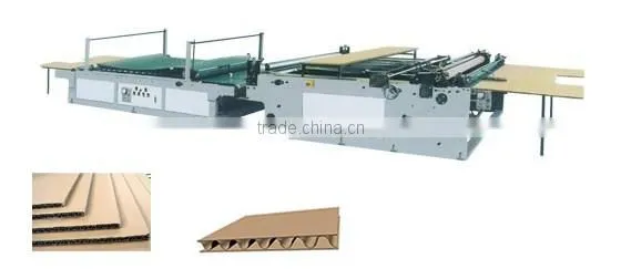 QDF-1600 Semi-auto re-face machine for corrugated cardboard