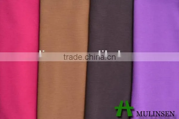 Mulinsen hotsale knitting dyed rama fabric, china manufacturer fabric