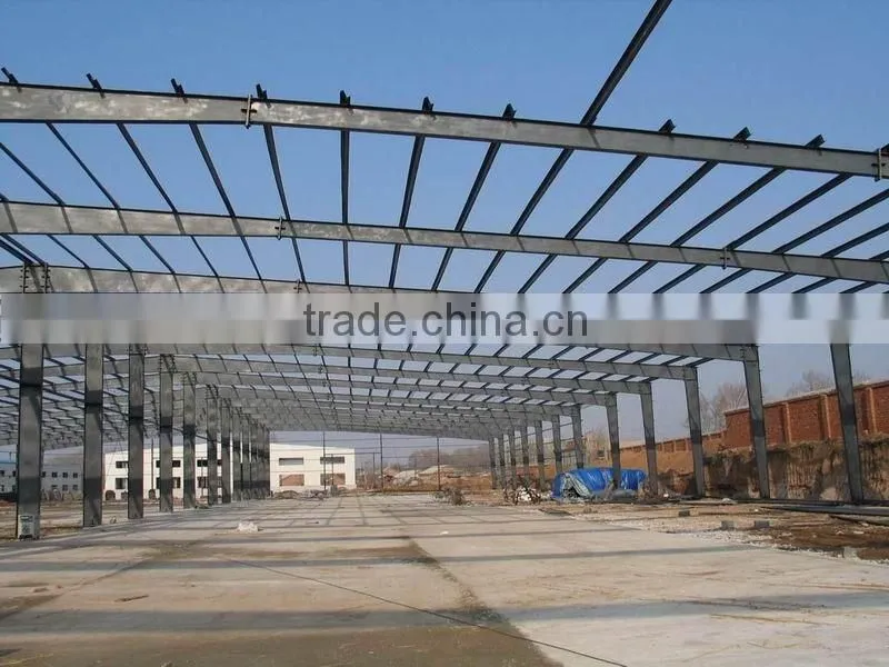 Steel structure warehouse design and supply with workers overseas