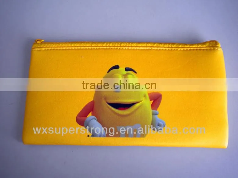 2016 Fashion Cute Neoprene Pencil Bags/Case/Pouch with High Quality /Sundry receive package