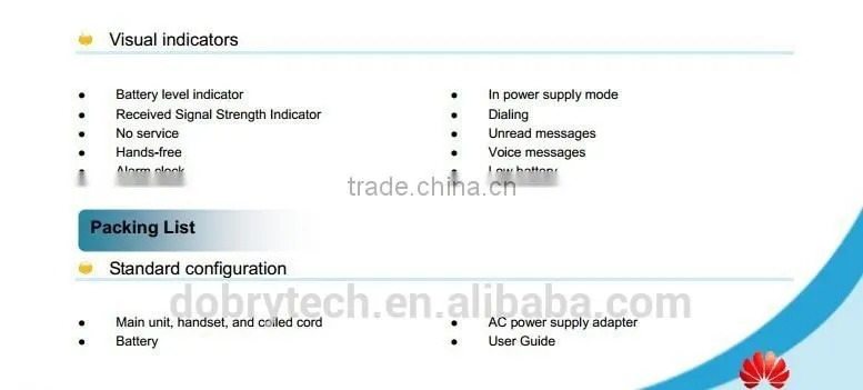 New Huawei F316 GSM wireless desk telephone,GSM FWP, table phone with FM radio and button backlight 850/900/1800/1900MHZ