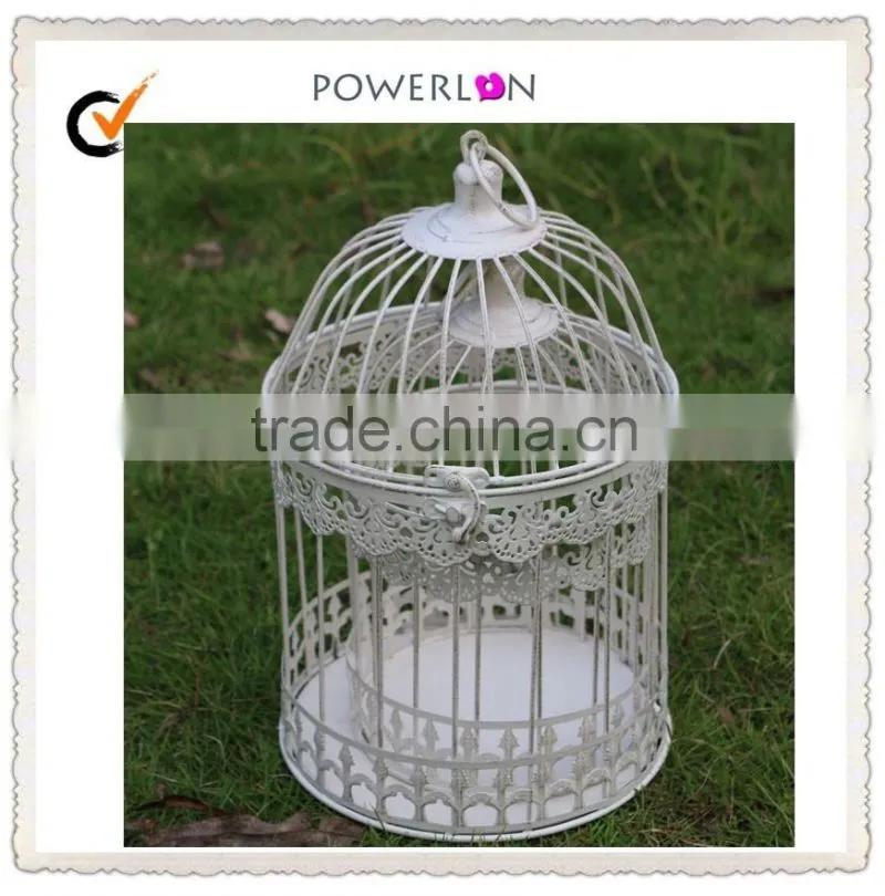 Antique White Hanging Bird cage,Decorative Bird Cages for Wedding