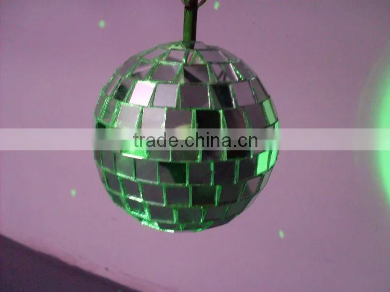 white color glass ball