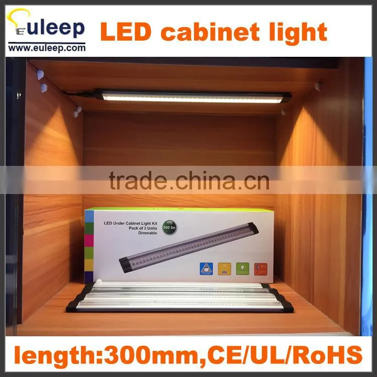 300mm/4w,Special for Hotel ,Aluminum Led Cabinet Light With Touch Switch hot sell in Singapore