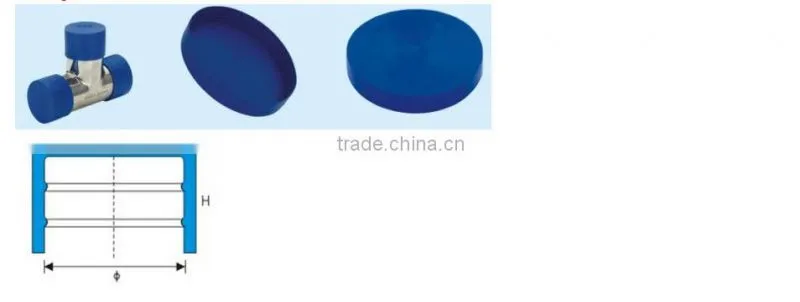 plastic round end cap for steel tube/pipe