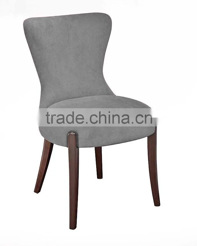 Velvet fabric oval back dining chair YA70125