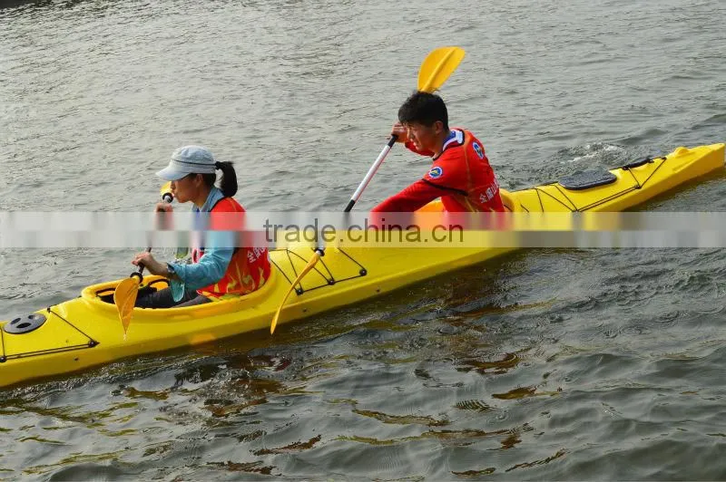 good quality very popular in Europe two person sit in ocean kajak double ocean kayak for touring and sport