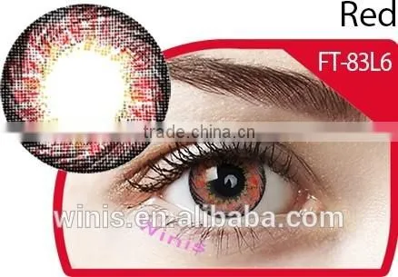 wholesale Korea 17mm big eyes colored contacts 3 tone KFDA approved color contact lens