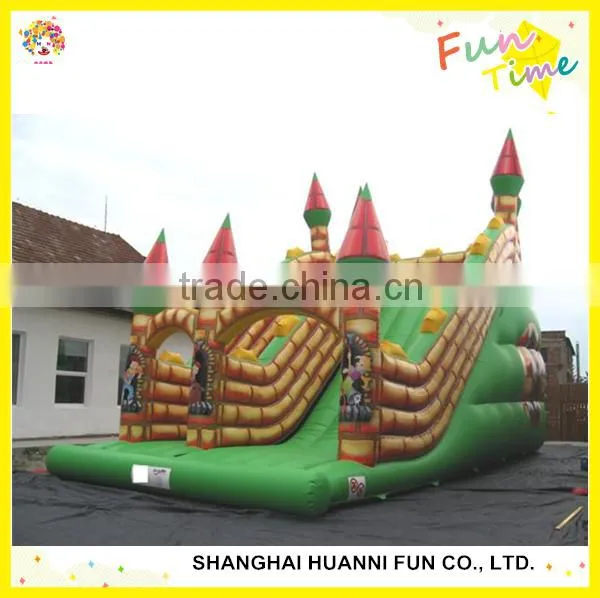 Pirate ship inflatable slide combo /dry slide/ water slide for park party