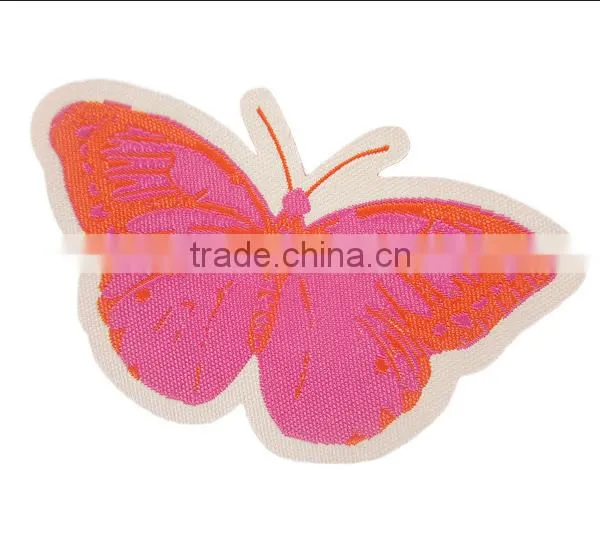 Polyester Garment Laser Cut Woven Badge