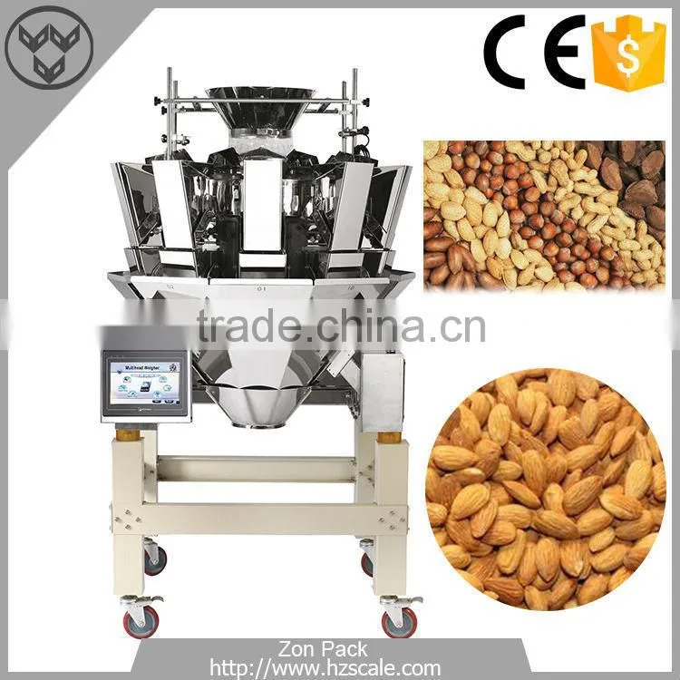 Electric Automatic 304 Stainless Steel 10 Heads Weighing Scale