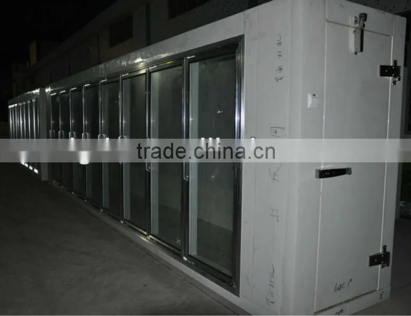 walk in cooler display room