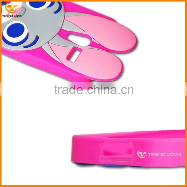 Cute rabbit silicon case for motorola G
