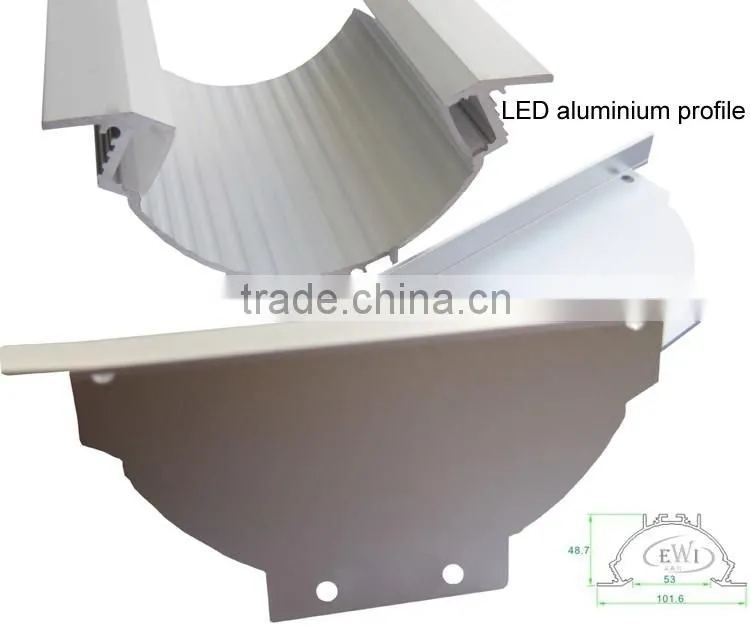 Factory quality new design led aluminum profile for suspending lights