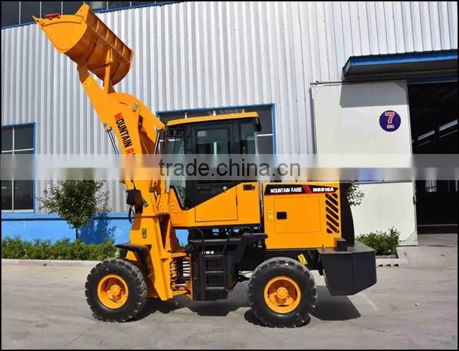 china 1 ton new mini shovel 4DW mini wheel loader for farm