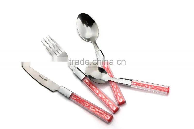 restaurant cutlery, plastic cutlery set, set cutlery