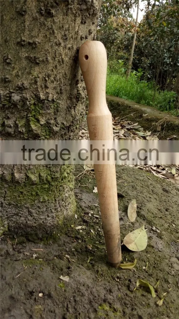 Wholesale wooden plant dibbler,garden tool seed dibbler,wooden garden dibbler