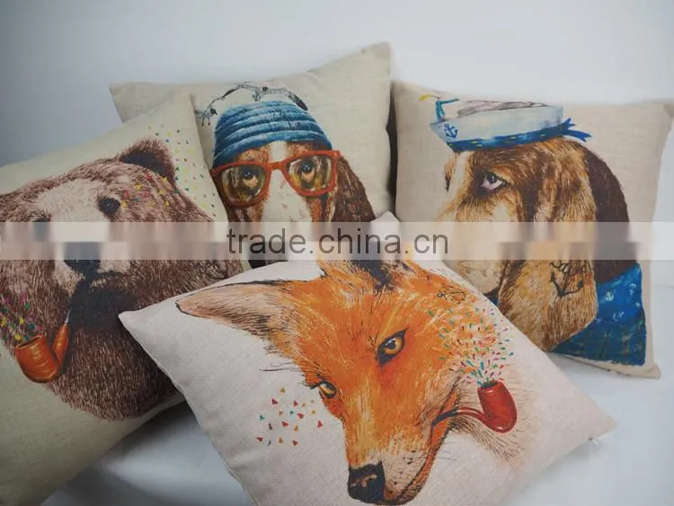 Hot sale comfortable best sale American style smoking design backrest pillow decorative body pillow covers