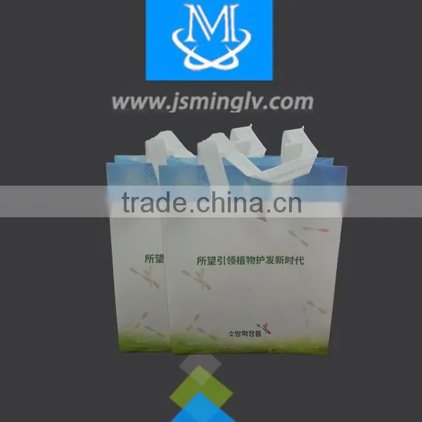 2016 TOP sale ultrasonically welded tote handle bag