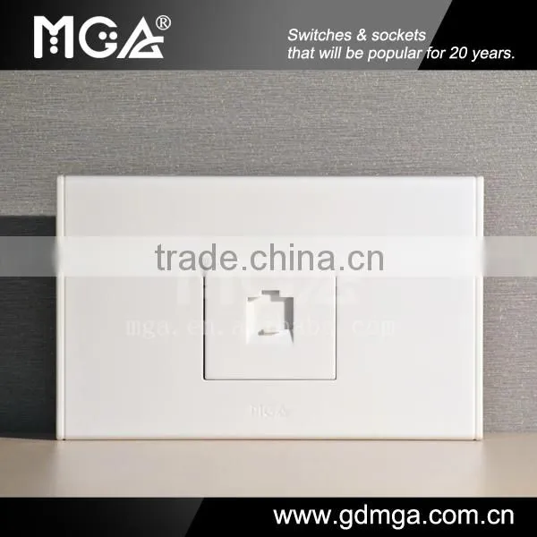 telephone socket & RJ45 outlet & RJ45 wall outlet