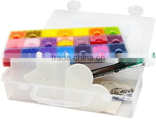 China wholesale plastic perler beads mixed fuse beads for kids toys