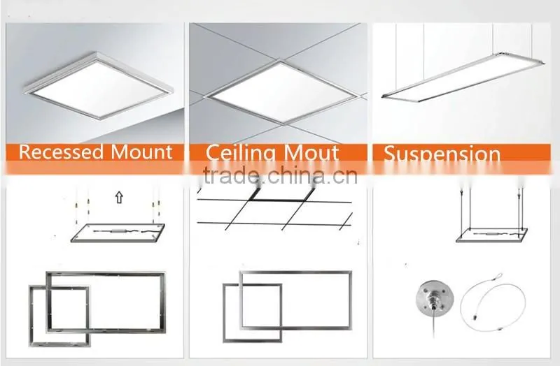 60W DLC energy saving led panel lighting fixtures with 5050lm high lumen output