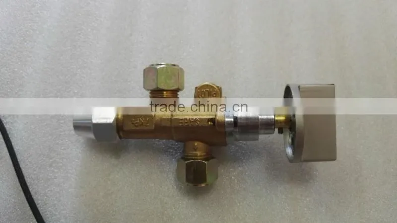 Hot sale industrial brass thermocouple gas detector with shut-off valve with pilot igniter