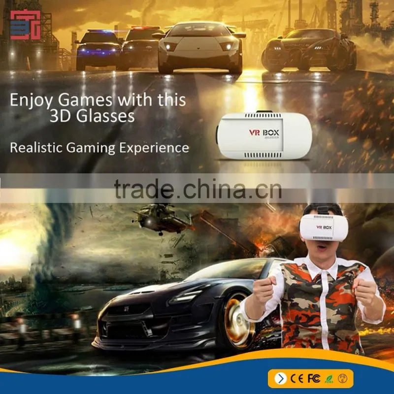 2016 best selling Smartphone Headset Virtual Reality VR box 3d video glasses smart phone VR BOX