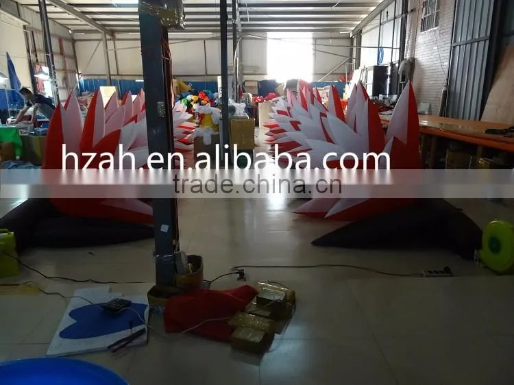 Big Inflatable Red Flower for Wedding Decoration