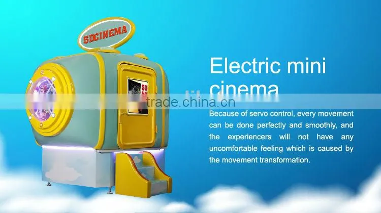 Lovely and attracitve 2-4 seats 5d mobile mini cinema