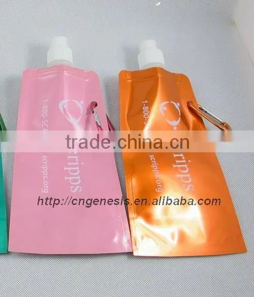 1 litre foldable plastic water bottle sports plastic bottle