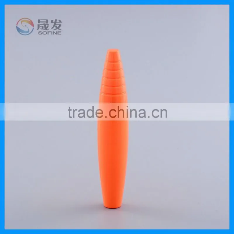 Injection orange colour plastic disposable mascara brush container
