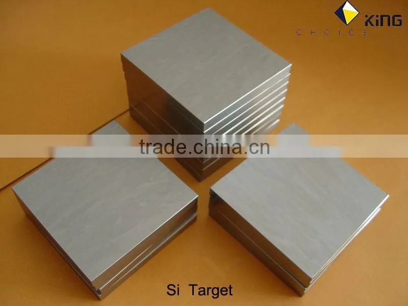 metal sputtering target Silicon targets Si 6N