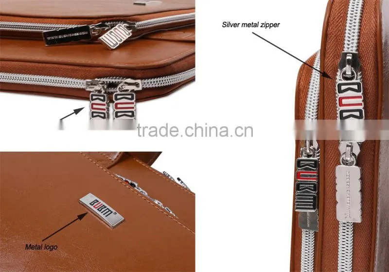 BUBM 2016 Warterproof Laptop Case coffee color Sleeve Bag For 11 12 13 15 inch
