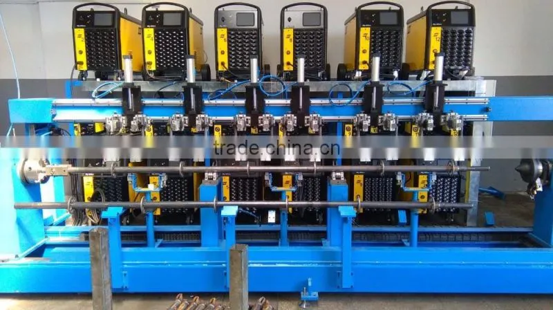 Automatic scaffolding standard ringlock welding machine