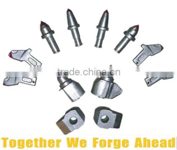 B47K bullet teeth with 19mm tungsten carbide drill teeth for foundation drilling