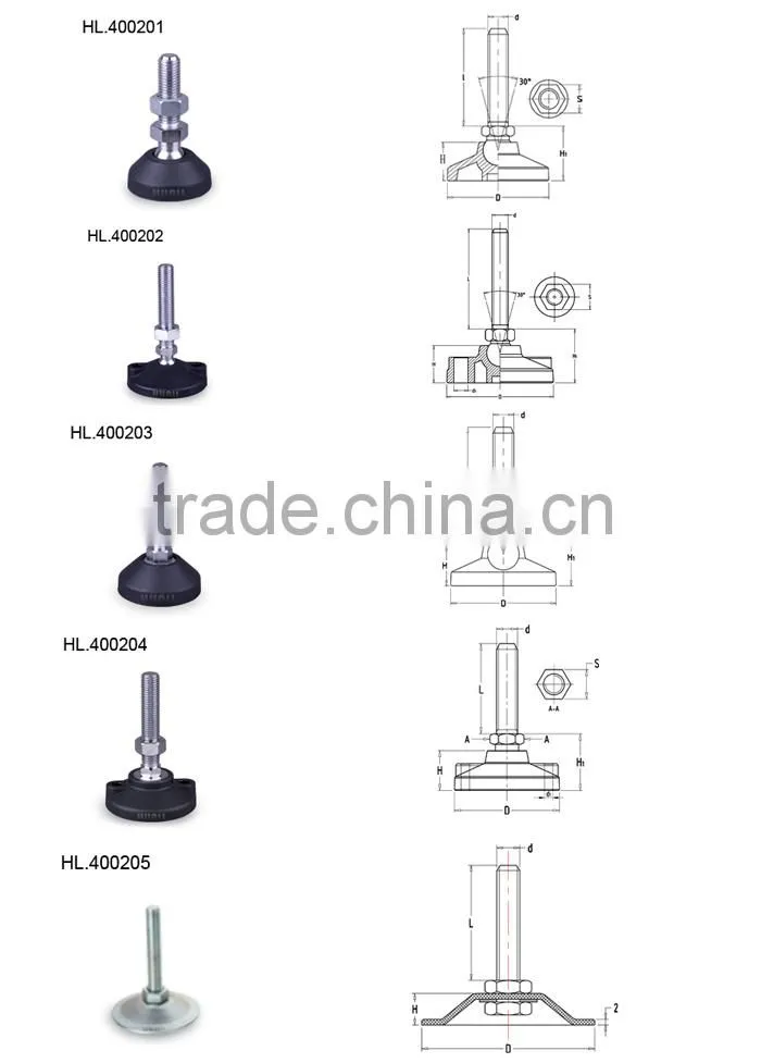 wholesale china products adjusting leg/adjusting feet