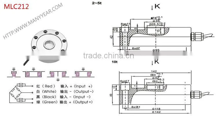 hopper scale load cell , packing scale load cell