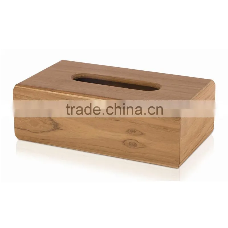 2016 year china suppliers sale ISO9001&FSC&SA8000 Decorative wooden tissue toilet paper box with high quality